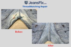 Jeans Crotch Patching service